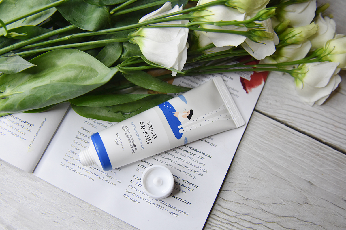 Round Lab Birch Juice Moisturizing Sunscreen SPF50+ Review