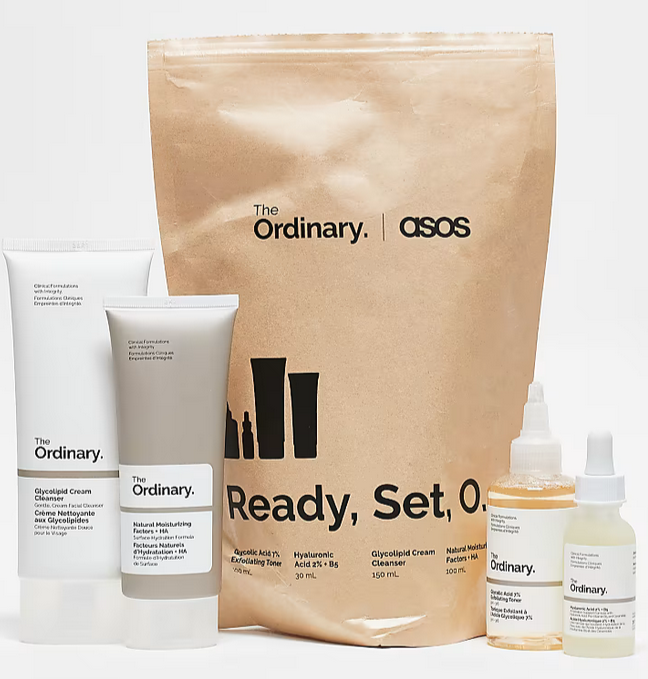 The Ordinary x ASOS Ready Set O Skincare Set 2024