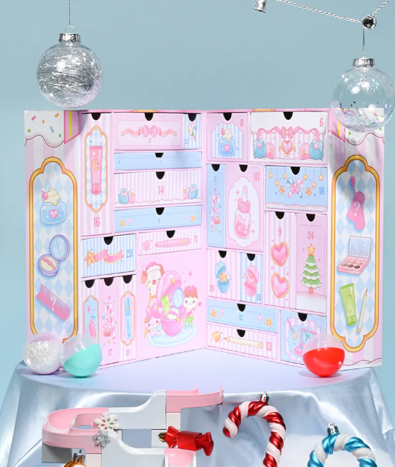 YesStyle Beauty Advent Calendar 2024 open