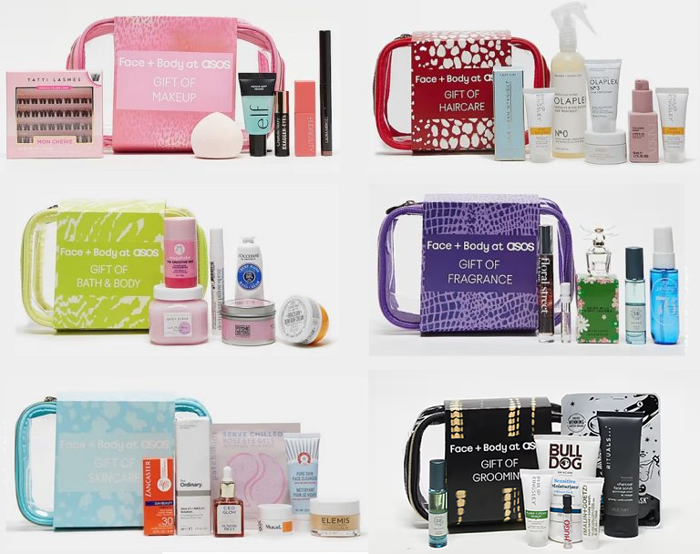 ASOS Holiday 2024 Beauty Bags