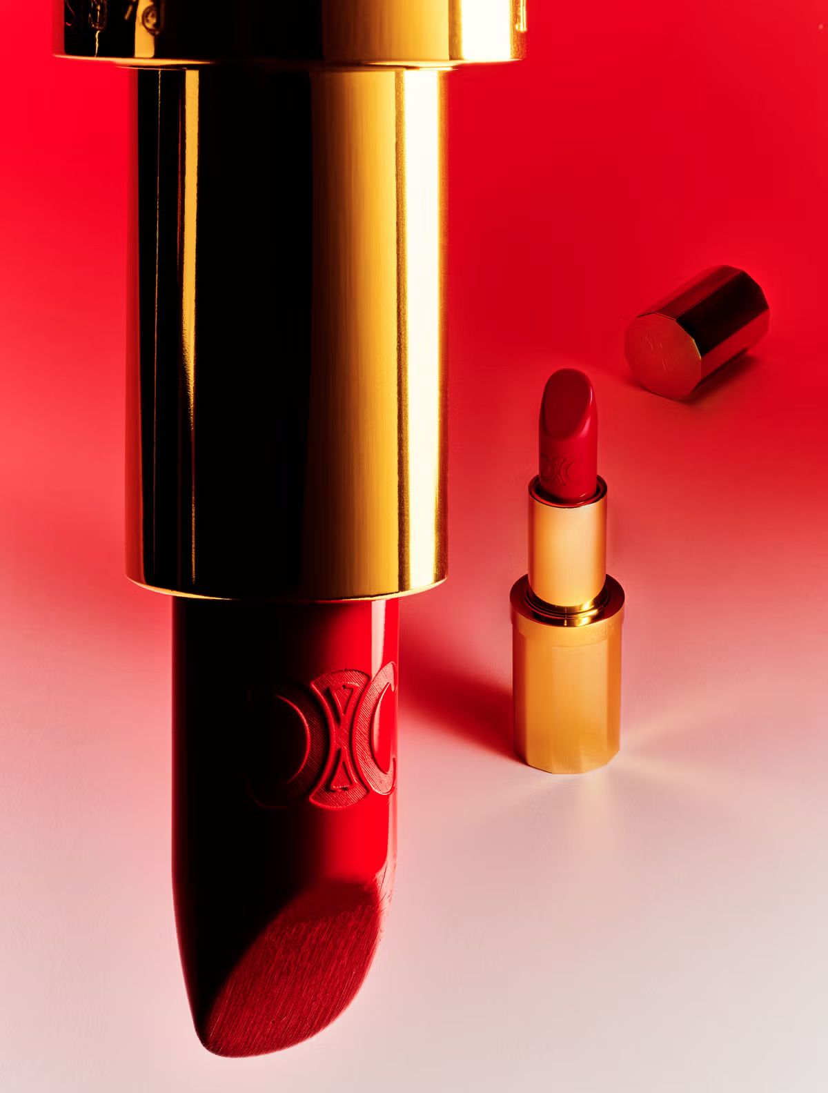Celine Le Rouge Satin Lipstick in 01 Rouge Triomphe