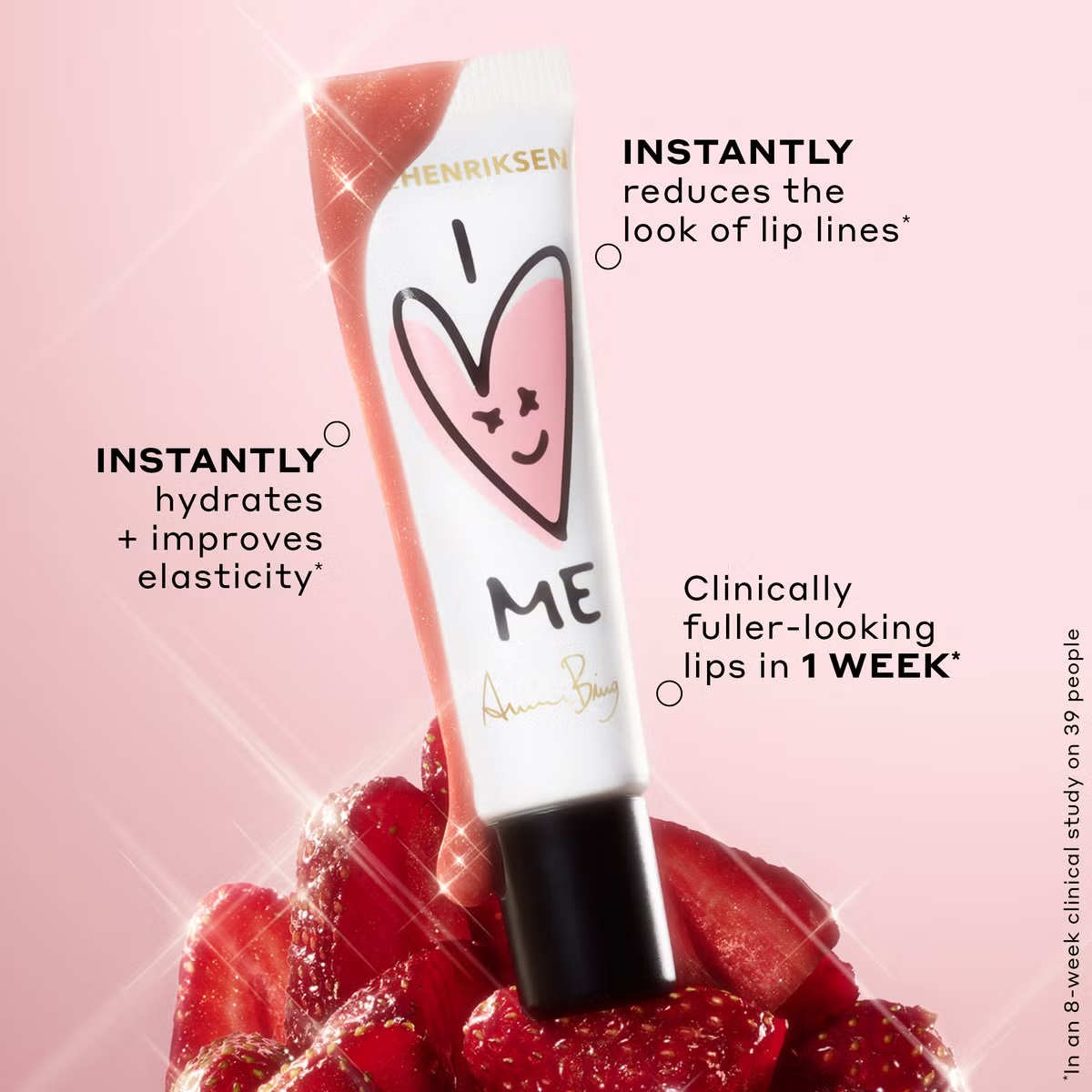 Ole Henriksen Exclusive Pout Preserve Peptide Lip Treatment Anine Bing I <3 Me Strawberry Sorbet Glimmer Ole Henriksen Exclusive Pout Preserve Peptide Lip Treatment Anine Bing I <3 Me Strawberry Sorbet Glimmer
