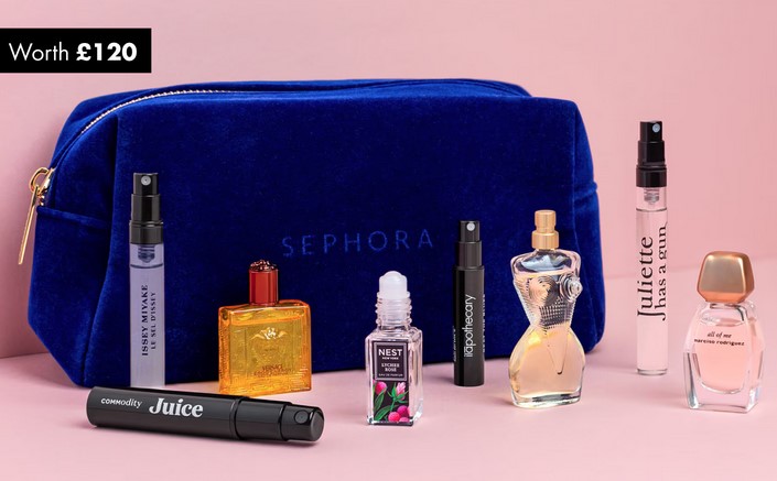 Sephora UK Fragrance Faves Beauty Bag 2024