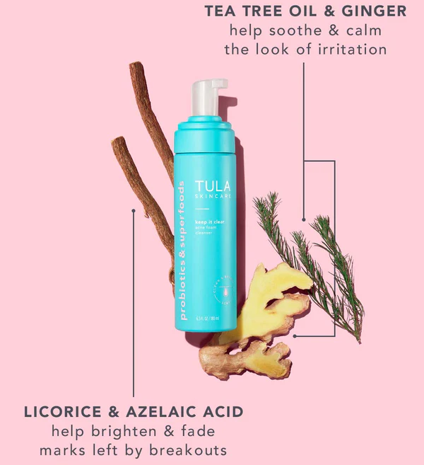Tula Skincare Keep It Clear Acne Foam Cleanser