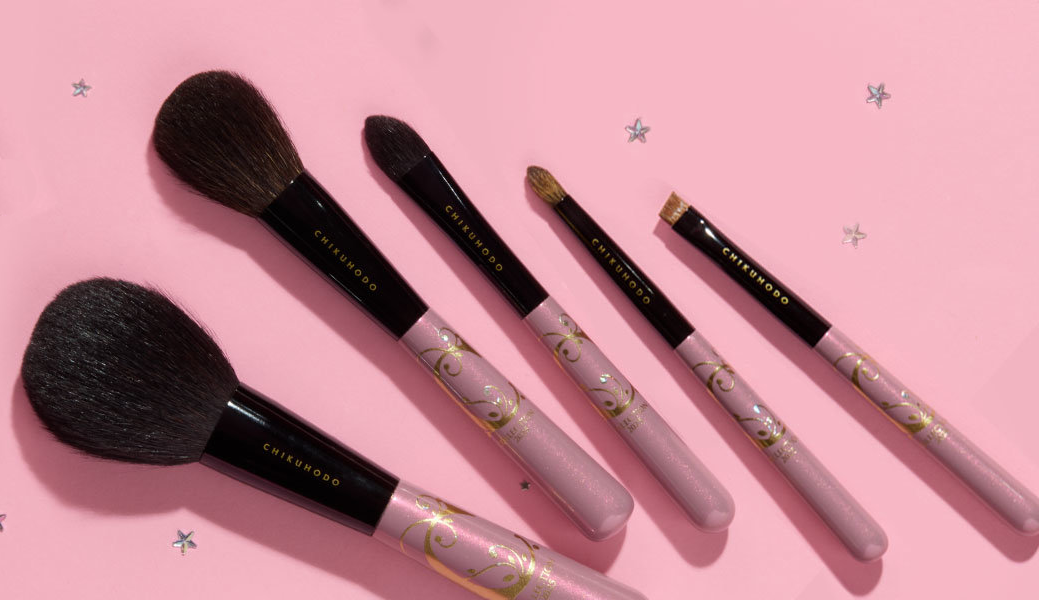 CHIKUHODO Collection 2025 Antique Pink Brush Set