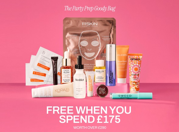 Cult Beauty The Party Prep Goody Bag 2024