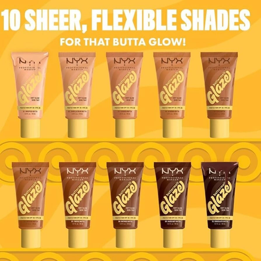 NYX Buttermelt Glaze Soft Glow Skin Tint SPF30