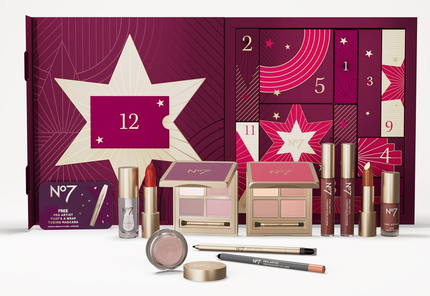 No7 Pro Artist Advent Calendar 2024