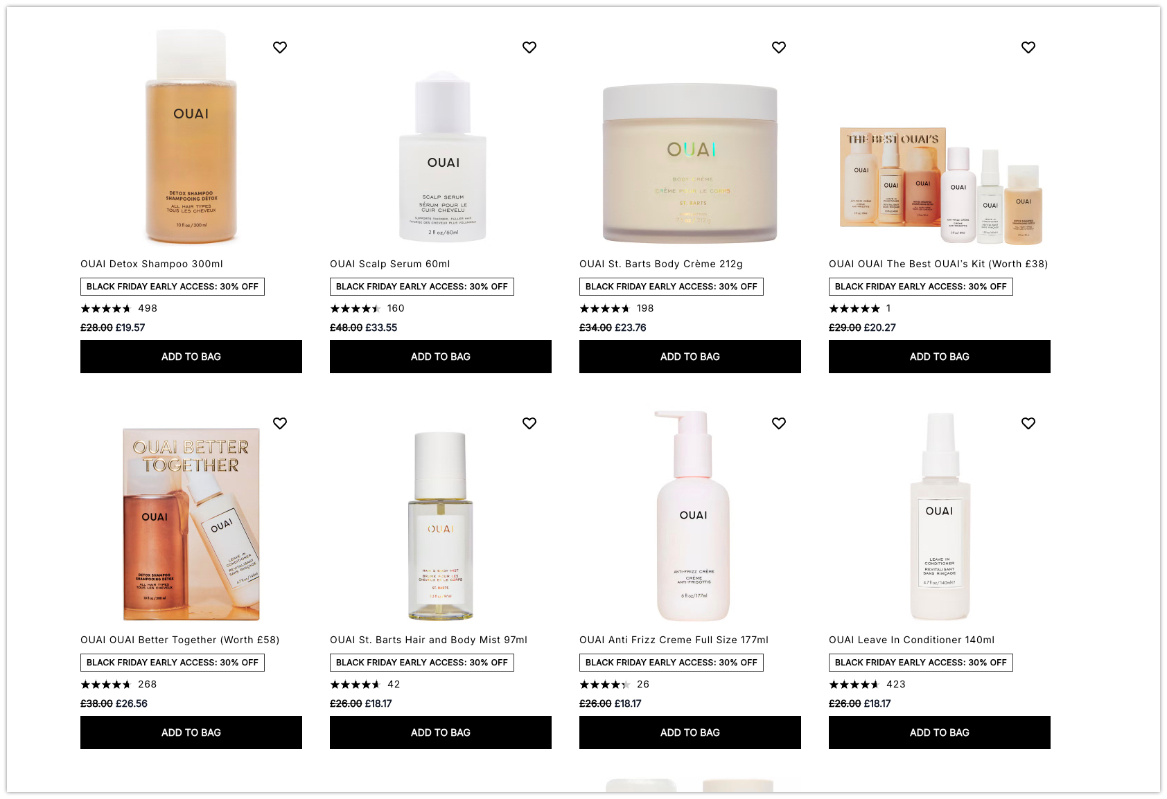 30% off OUAI at Cult Beauty