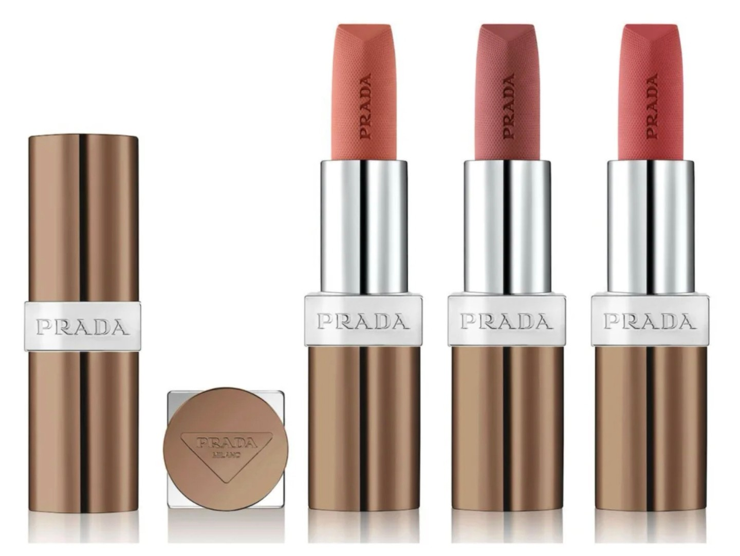 Prada has announced a new limited-edition lipstick in a brown case