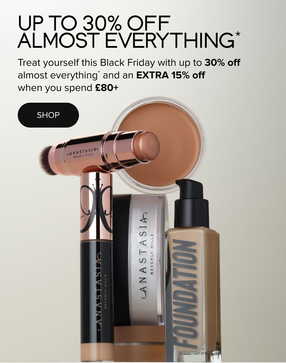 30% off sitewide at Anastasia Beverly Hills