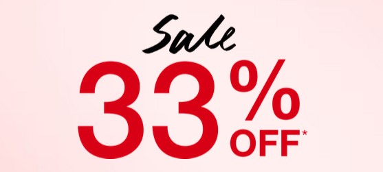33% off selected beauty sets and 33% off selected foundations at Clinique
