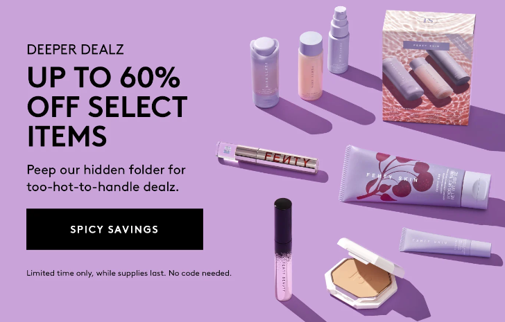 Black Friday at Fenty Beauty: Up to 60% off selected