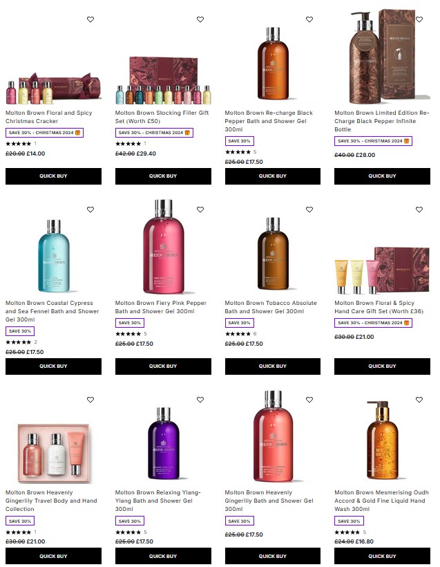 30% off Molton Brown at Lookfantastic