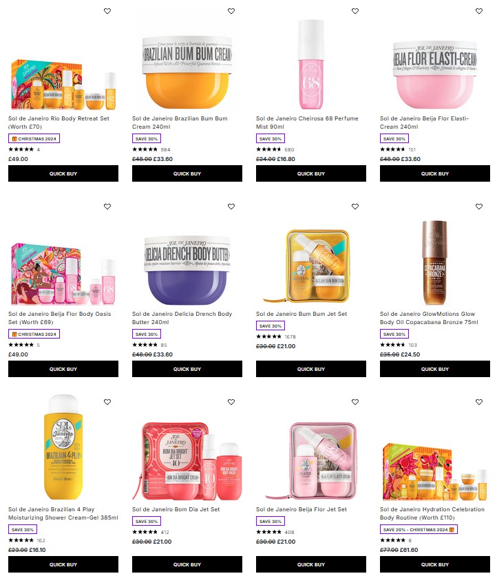 30% off Sol de Janeiro at Lookfantastic