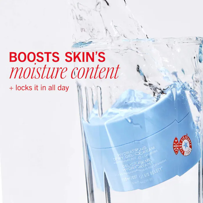 First Aid Beauty Hydrating Dewy Gel Cream Moisturizer with Hyaluronic Acid + Ceramides First Aid Beauty Hydrating Dewy Gel Cream Moisturizer with Hyaluronic Acid + Ceramides