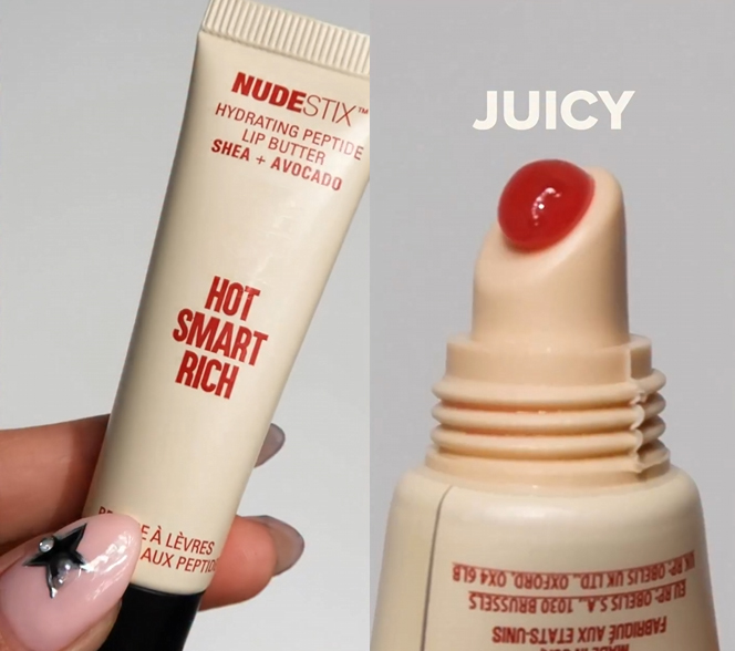 NUDESTIX Hot Smart Rich Lip Butter in Red Maple