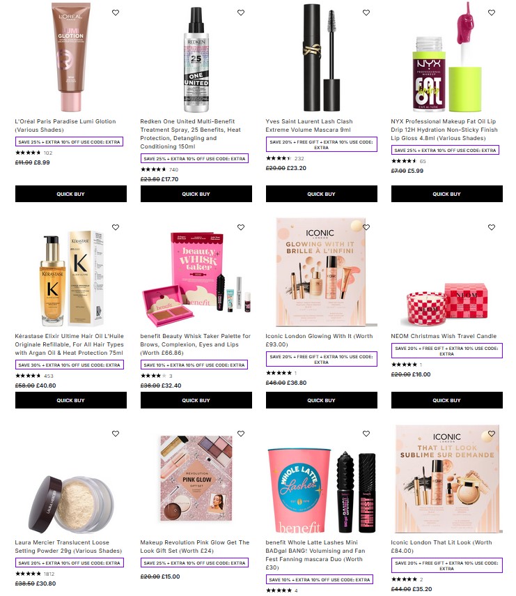 Cyber Monday at Lookfantastic: Up to 50% off sitewide