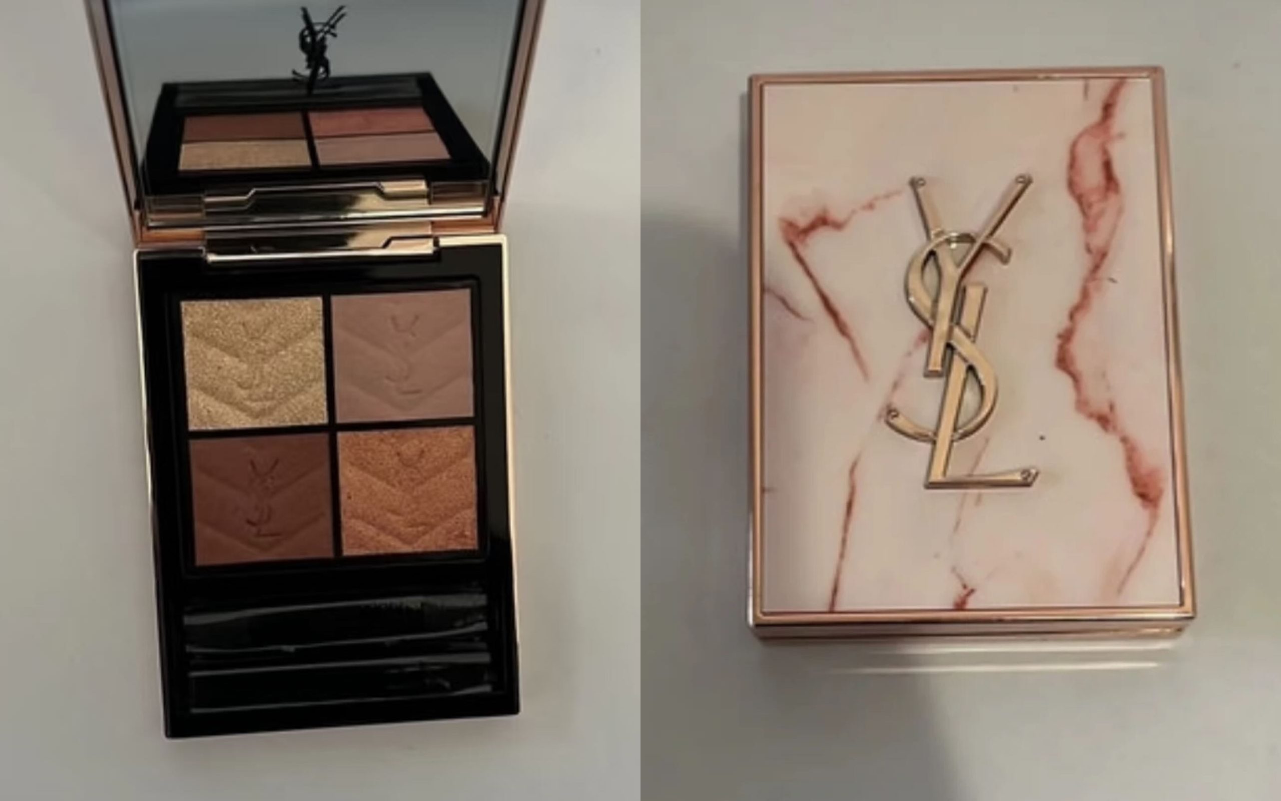 new eyeshadow quad from YSL