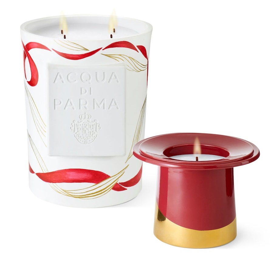 Acqua di Parma Legàmi Chapeau! Zafferano And Luce di Rosa Scented Candle Set