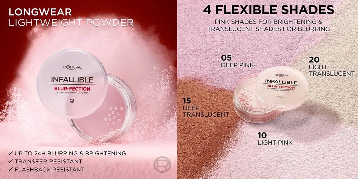 L'Oréal Paris Infallible Blur-Fection Longwear Loose Setting Powder L'Oréal Paris Infallible Blur-Fection Longwear Loose Setting Powder