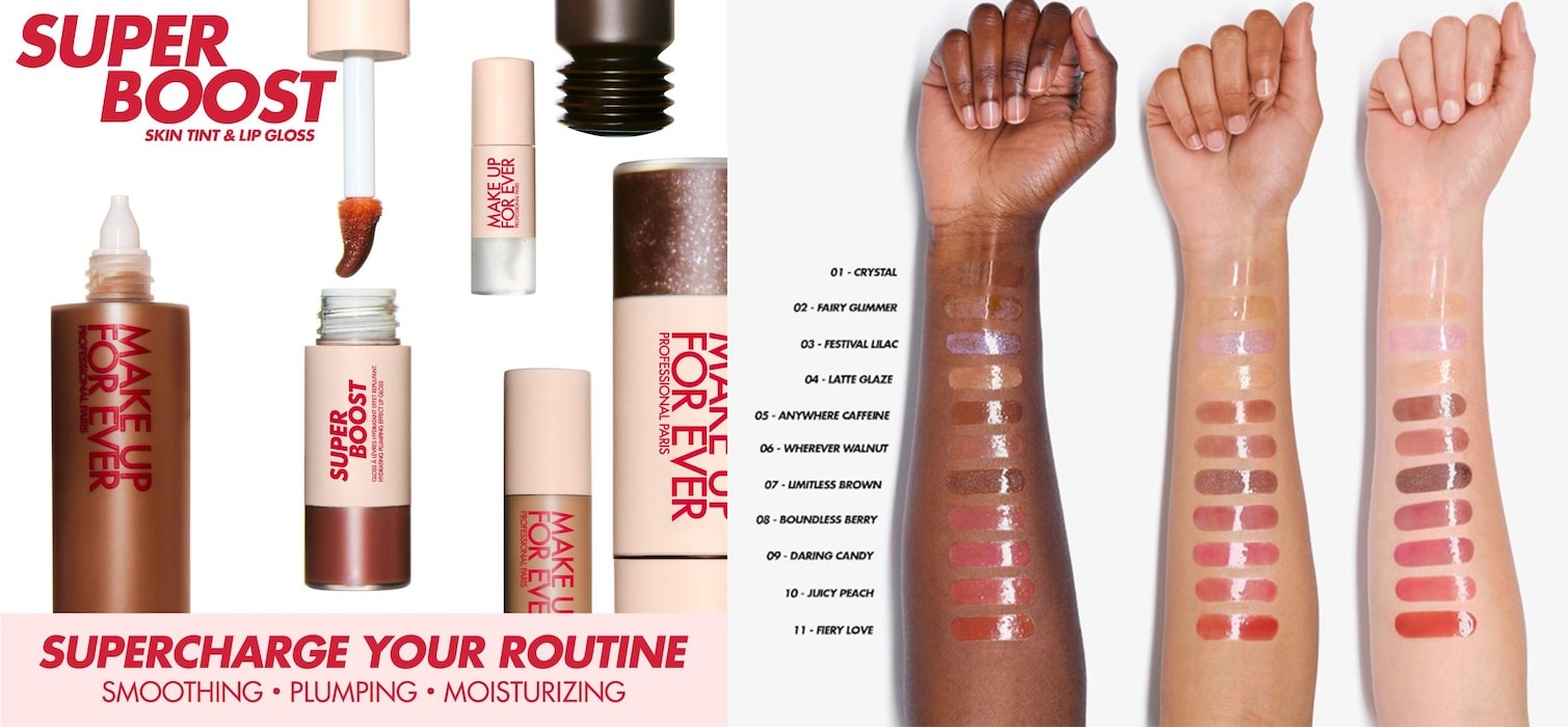 Make Up For Ever Super Boost Moisturizing & Plumping Lip Gloss Make Up For Ever Super Boost Moisturizing & Plumping Lip Gloss