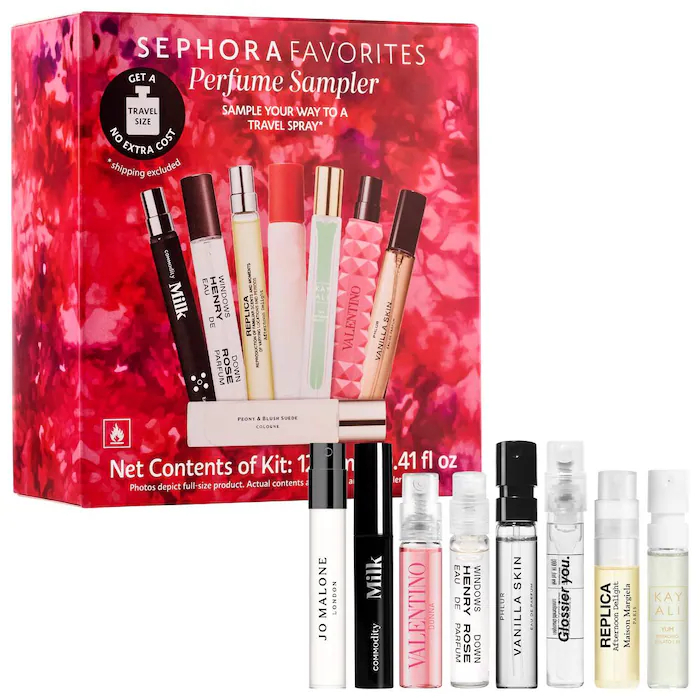 Sephora Favorites Travel Spray Perfume Discovery Set with Redeemable Voucher Sephora Favorites Travel Spray Perfume Discovery Set with Redeemable Voucher