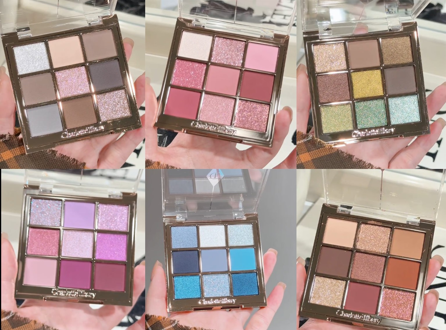 A sneak peek at the new Charlotte Tilbury palettes A sneak peek at the new Charlotte Tilbury palettes