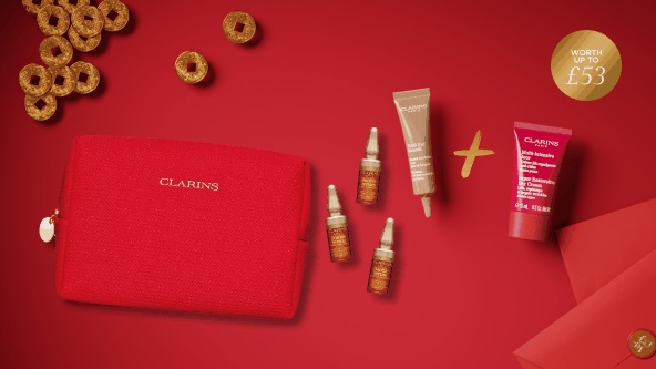 Free Clarins Lunar New Year Gift (worth £53) when you spend £120