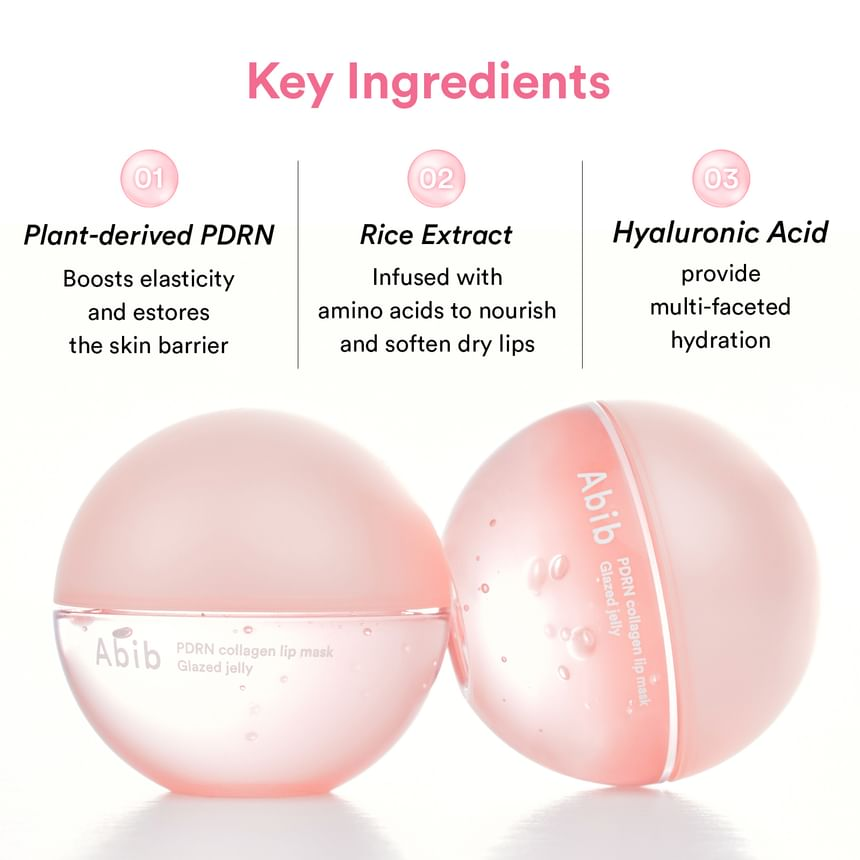 Abib PDRN Collagen Lip Mask Glazed Jelly Abib PDRN Collagen Lip Mask Glazed Jelly