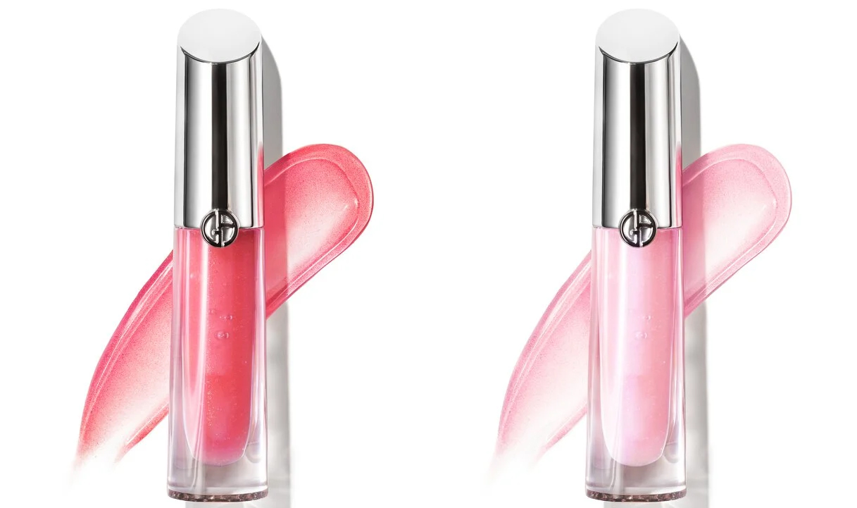 Armani Beauty Prisma Glass Lip Gloss: Sorbet Beam and Sugar Halo Armani Beauty Prisma Glass Lip Gloss: Sorbet Beam and Sugar Halo