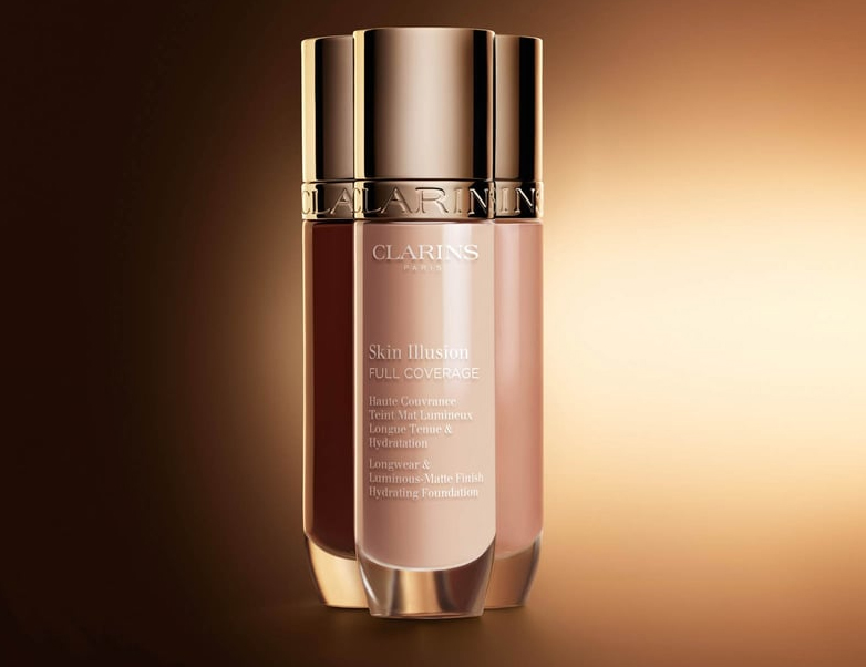 Clarins Skin Illusion Full Coverage Luminous-Matte Finish Hydrating Foundation Clarins Skin Illusion Full Coverage Luminous-Matte Finish Hydrating Foundation