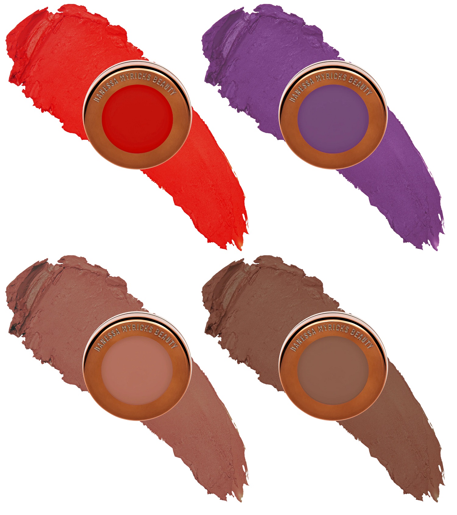 Danessa Myricks Beauty Yummy Skin Blurring Balm Powder Flushed: Red Velvet, Grade Soda, Spiced Latte, Creme Bruelee Danessa Myricks Beauty Yummy Skin Blurring Balm Powder Flushed: Red Velvet, Grade Soda, Spiced Latte, Creme Bruelee