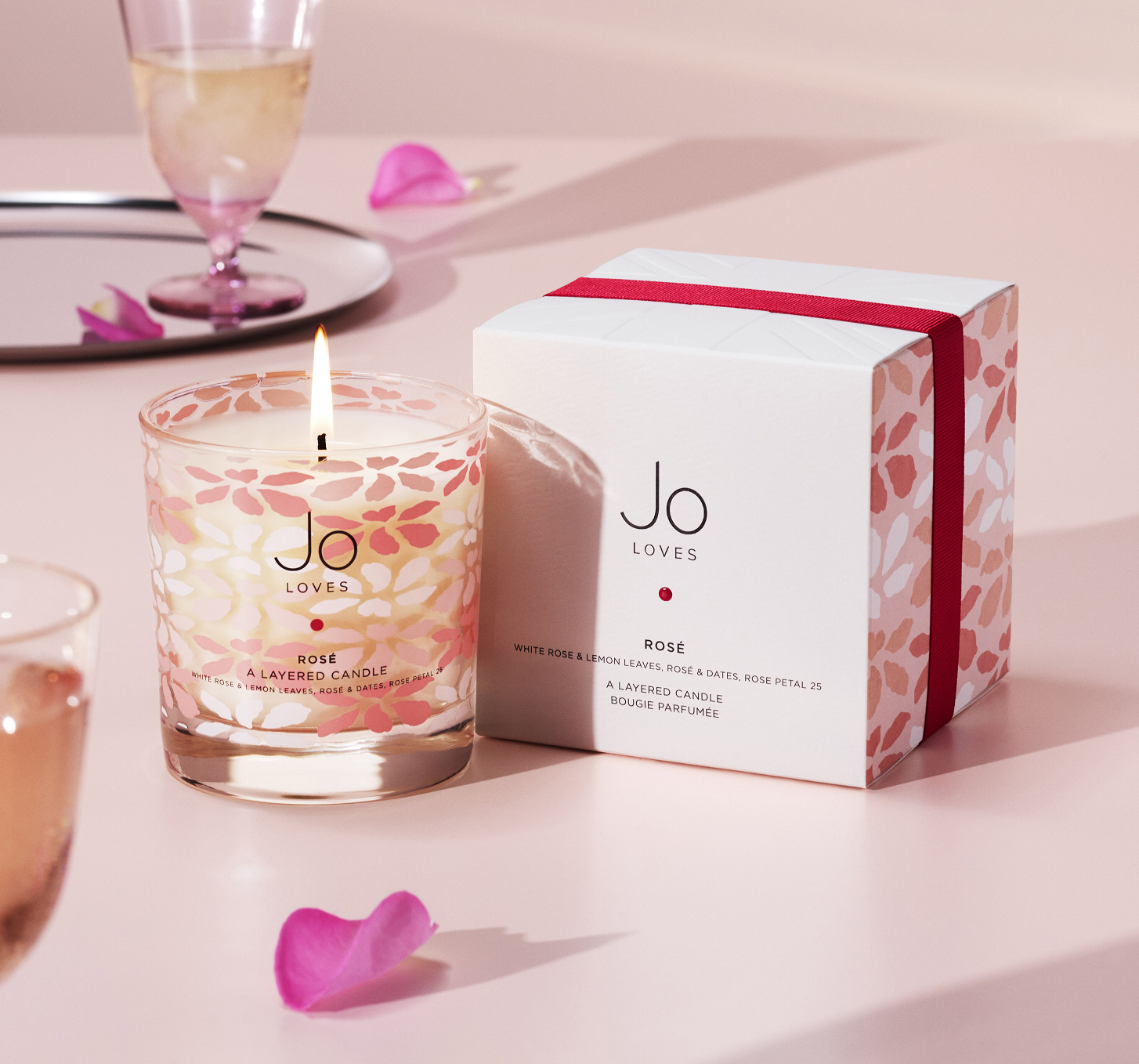 Jo Loves Rosé A Layered Candle Jo Loves Rosé A Layered Candle