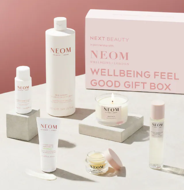 Next x Neom Wellbeing Feel Good Gift Box 2025 Next x Neom Wellbeing Feel Good Gift Box 2025