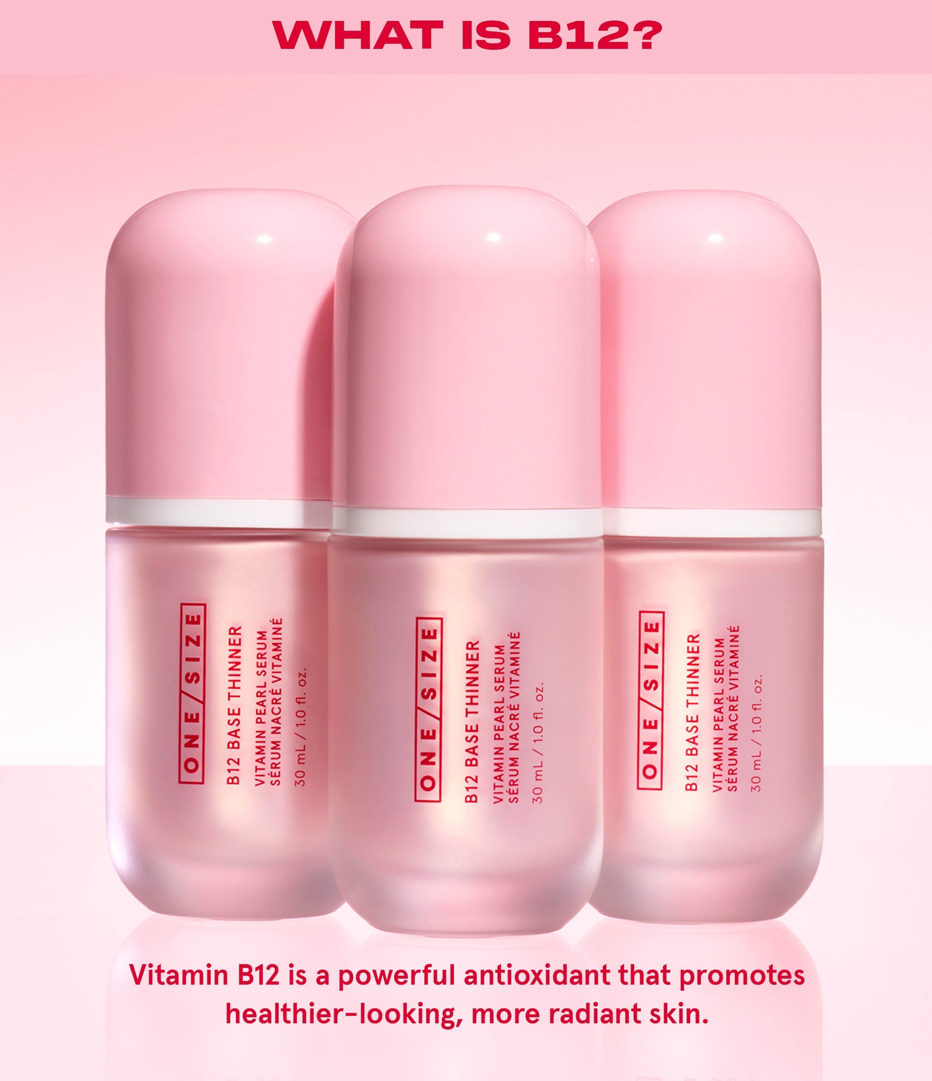 ONESIZE B12 Base Thinner Vitamin Pearl Serum ONESIZE B12 Base Thinner Vitamin Pearl Serum