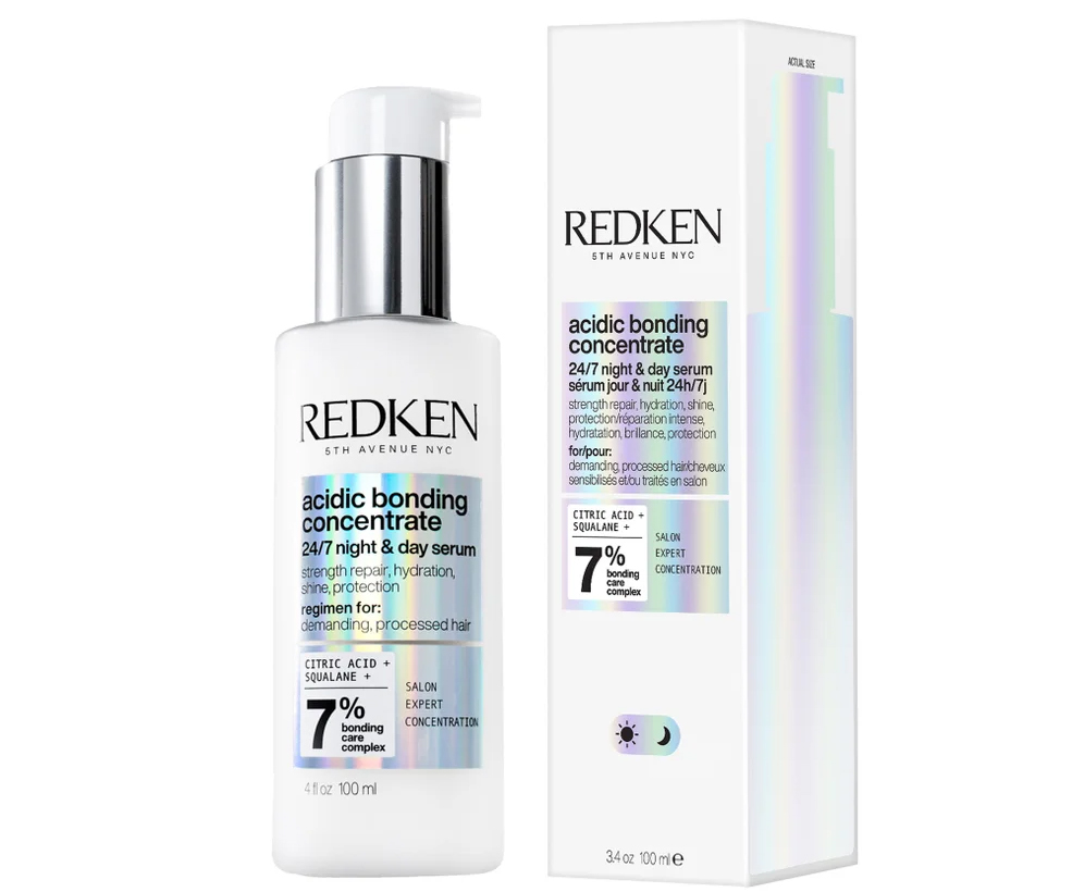 Redken Exclusive Acidic Bonding Concentrate 24/7 Night and Day Hair Serum, Repair & Strengthen Damaged Hair Redken Exclusive Acidic Bonding Concentrate 24/7 Night and Day Hair Serum, Repair & Strengthen Damaged Hair