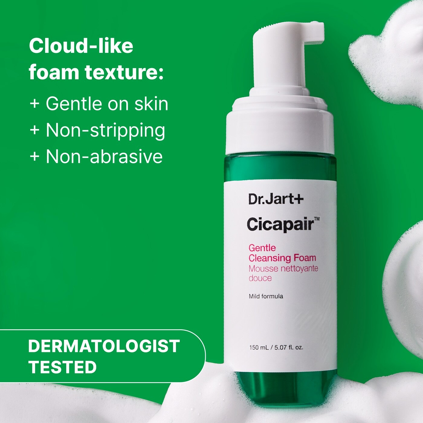 Dr. Jart+ Cicapair™ Gentle Foam Cleanser for Sensitive Skin Dr. Jart+ Cicapair™ Gentle Foam Cleanser for Sensitive Skin