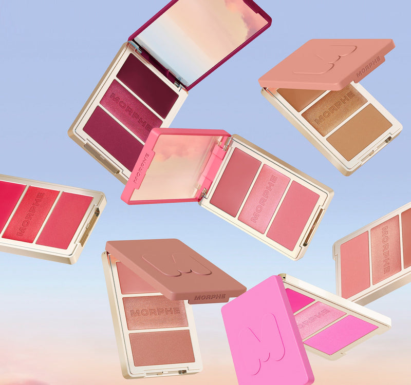 Morphe Cheek Thrills Multi-Finish Face Trio Morphe Cheek Thrills Multi-Finish Face Trio