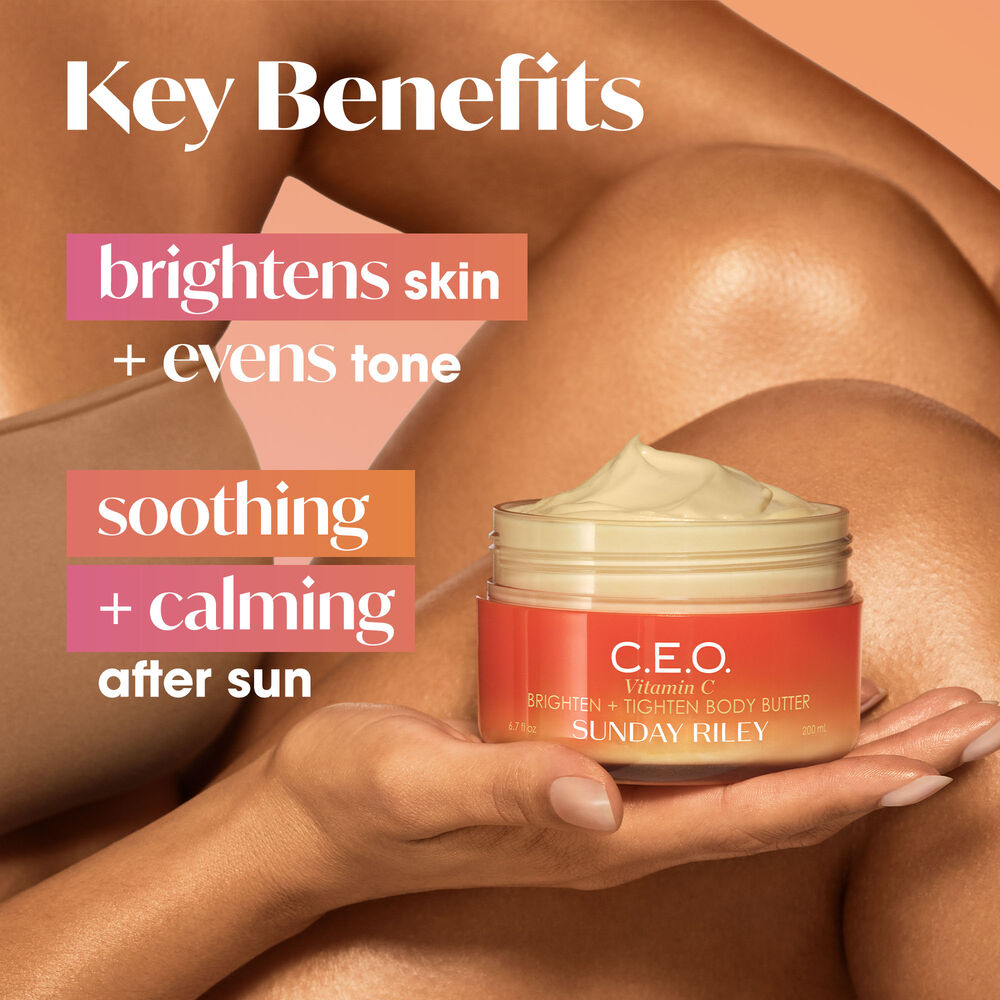 Sunday Riley C.E.O. Vitamin C Brighten + Tighten Body Butter Sunday Riley C.E.O. Vitamin C Brighten + Tighten Body Butter
