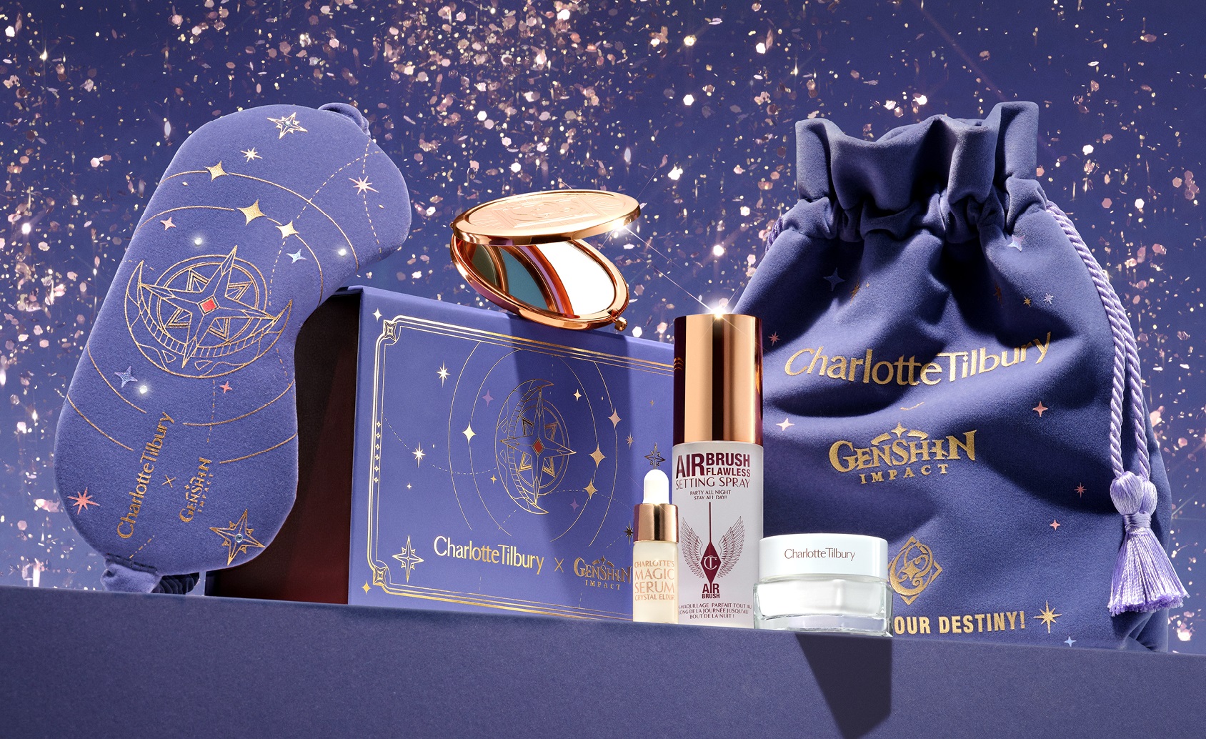 Charlotte Tilbury x Genshin Impact Starfell Treasure Box
