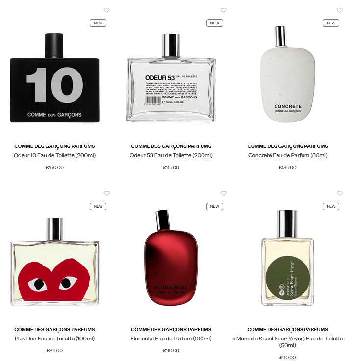 Comme des Garçons Parfums has landed at Harrods Comme des Garçons Parfums has landed at Harrods