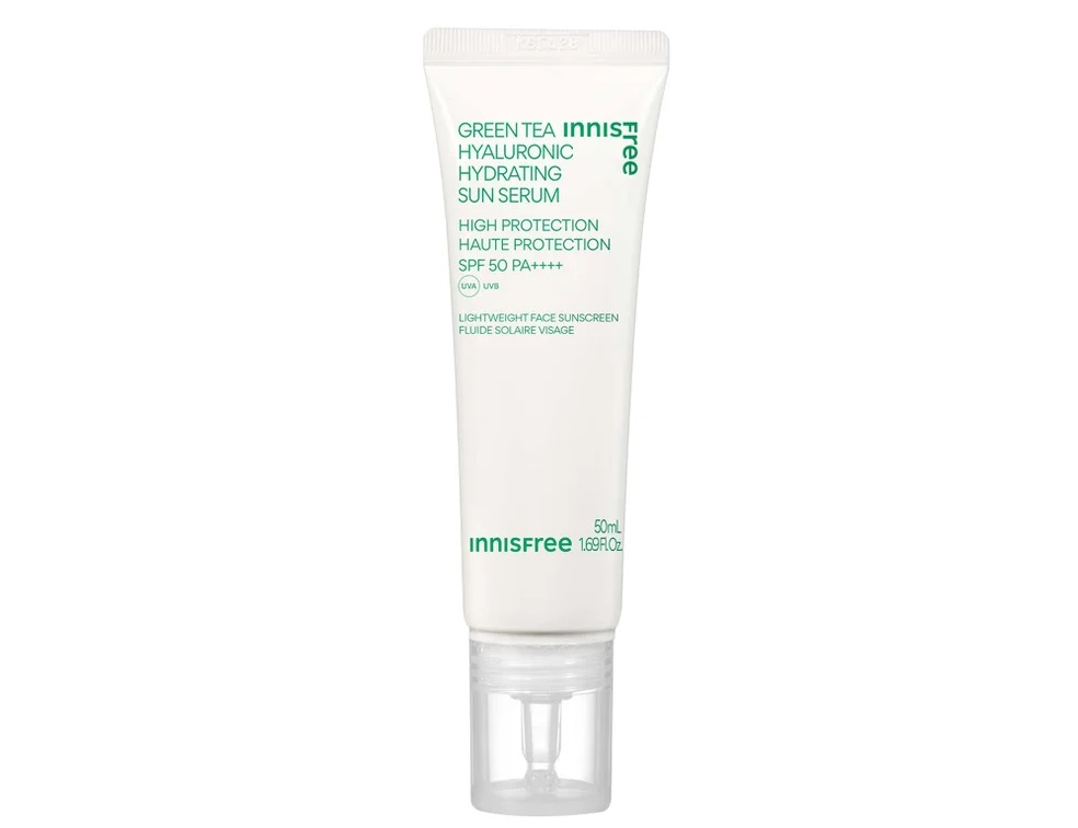 INNISFREE Green Tea Hyaluronic Moist Sun Serum SPF50 INNISFREE Green Tea Hyaluronic Moist Sun Serum SPF50