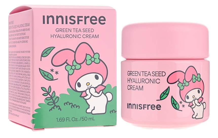 Innisfree Green Tea Seed Hyaluronic Cream My Melody Edition Innisfree Green Tea Seed Hyaluronic Cream My Melody Edition