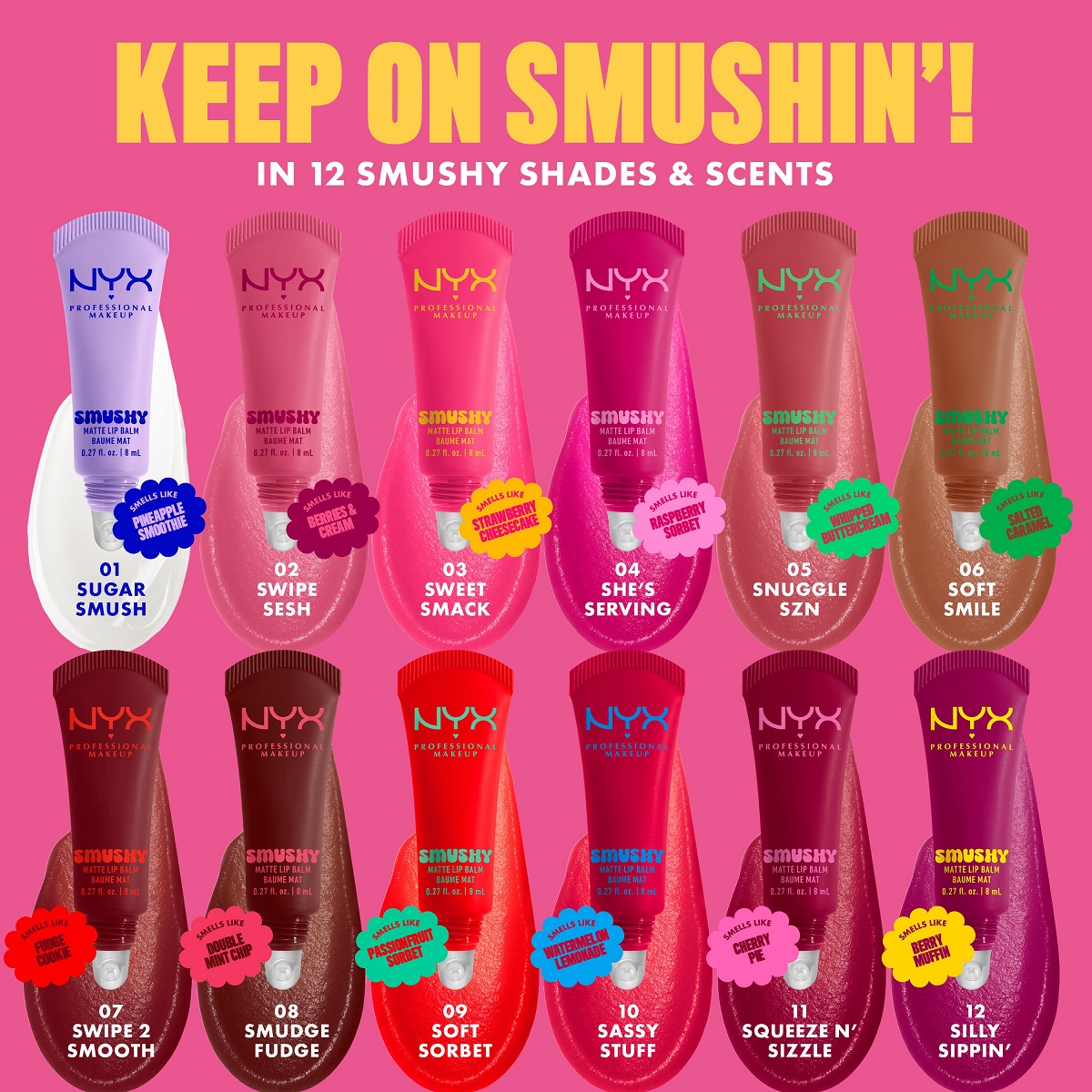 NYX Smushy Matte Lip Balm NYX Smushy Matte Lip Balm