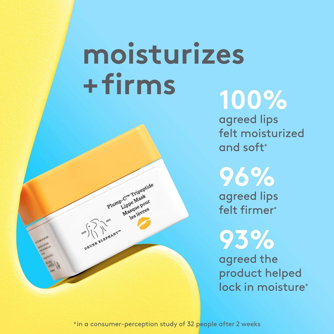 Drunk Elephant Plump-C™ Tripeptide Lippe Mask with Vitamin C Drunk Elephant Plump-C™ Tripeptide Lippe Mask with Vitamin C