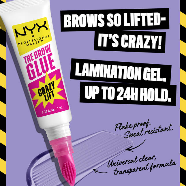 NYX Professional Makeup The Brow Glue Crazy Lift Brow Lamination Gel NYX Professional Makeup The Brow Glue Crazy Lift Brow Lamination Gel