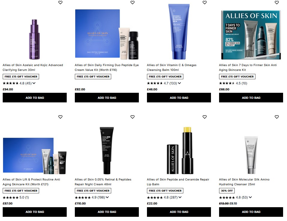 20% off Allies of Skin at Cult Beauty 20% off Allies of Skin at Cult Beauty