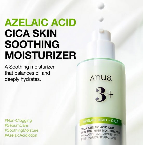 Anua Azelaic Acid Cica Skin Soothing Moisturizer