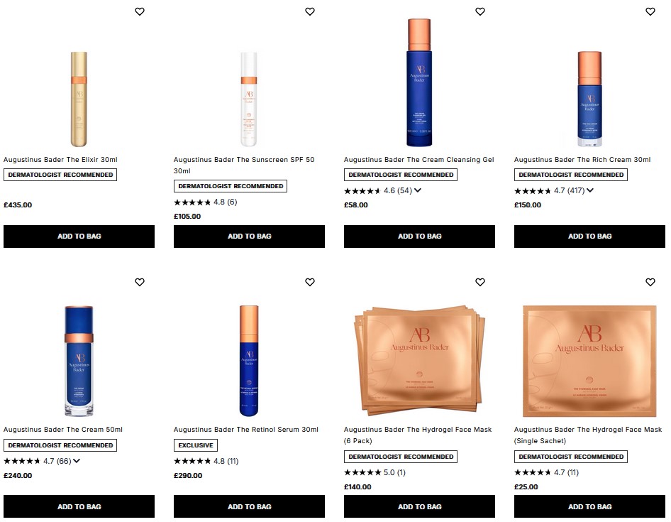 20% off Augustinus Bader at Cult Beauty 20% off Augustinus Bader at Cult Beauty
